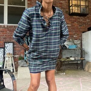 Crown and ivy plaid mini dress